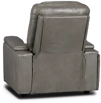 Meta Gray Micro Power Recliner