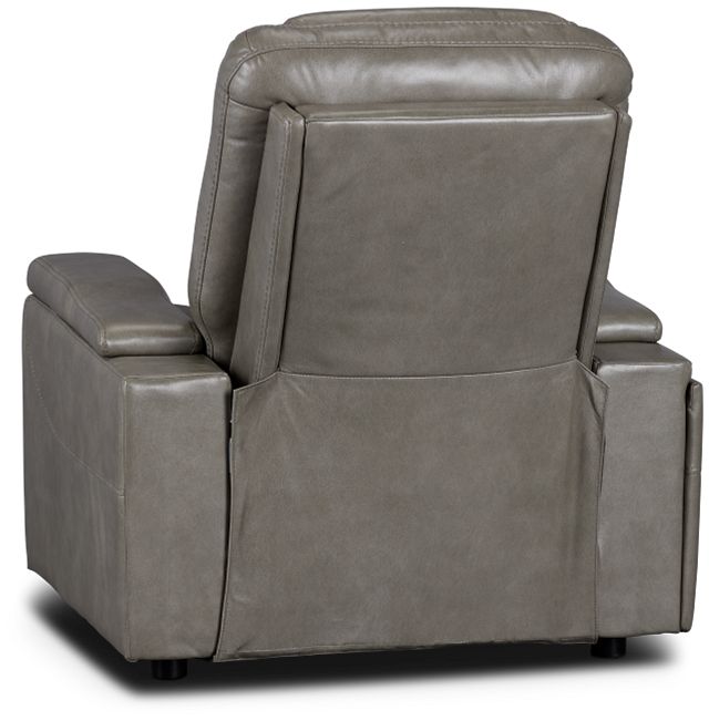 Meta Gray Micro Power Recliner