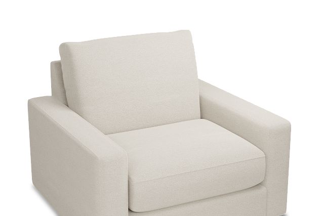 Edgewater Elite Ivory Swivel Chair