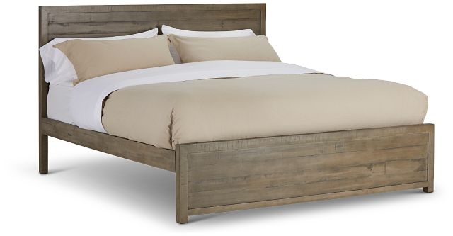 Seattle Gray Wood Platform Bed