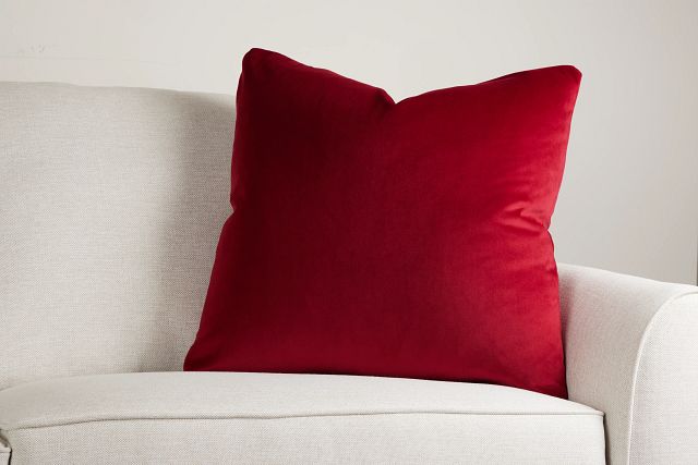 Reign Red 24" Accent Pillow
