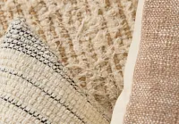 Oshani Ivory 24" Square Accent Pillow