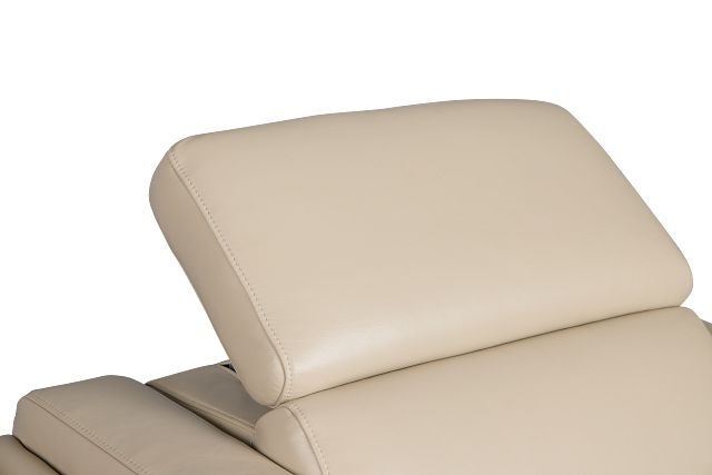 Atlas Taupe Lthr/vinyl Power Recliner With Power Headrest