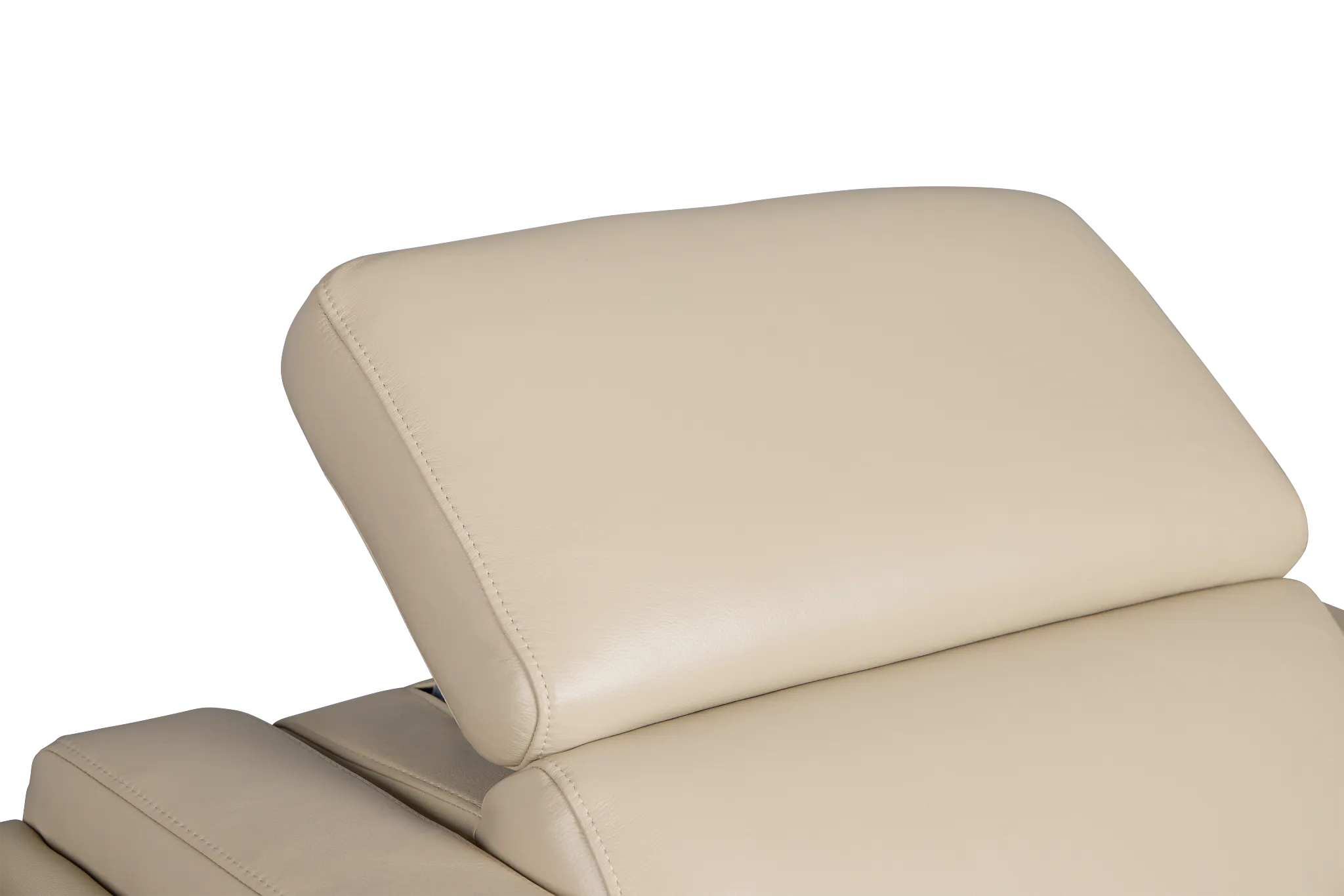 Atlas Taupe Lthr/vinyl Power Recliner With Power Headrest