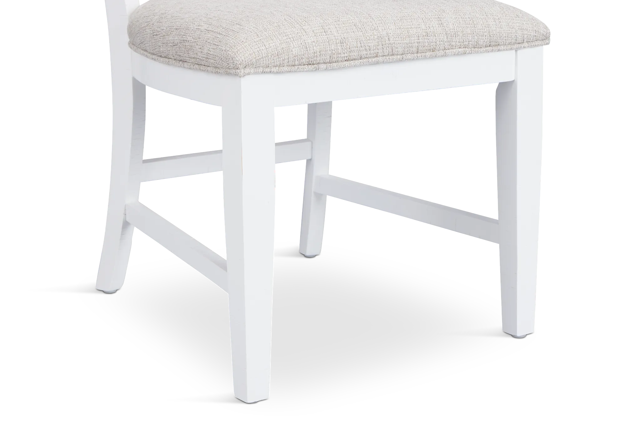 Heron Cove White Upholstered Side Chair