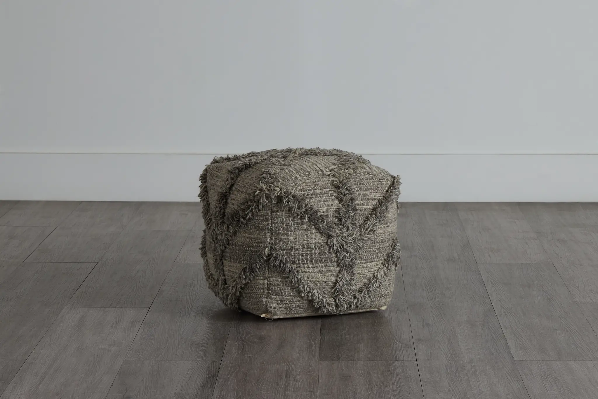 Olfen Gray Large Accent Pouf Olfen Gray Large Accent Pouf