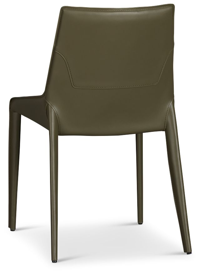 Wayne Dark Green Upholstered Side Chair