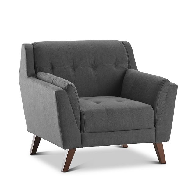 Tahoe Dark Gray Fabric Chair (1)