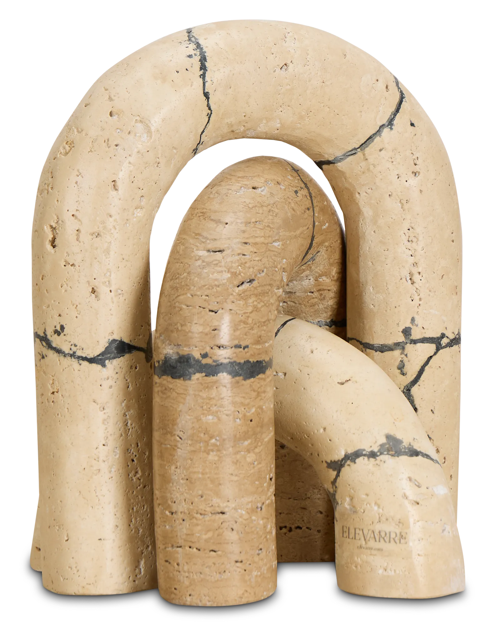 Elodie Ivory Stone Tabletop Accessory