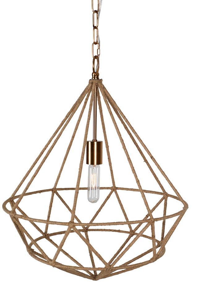 Bede Jute Chandelier