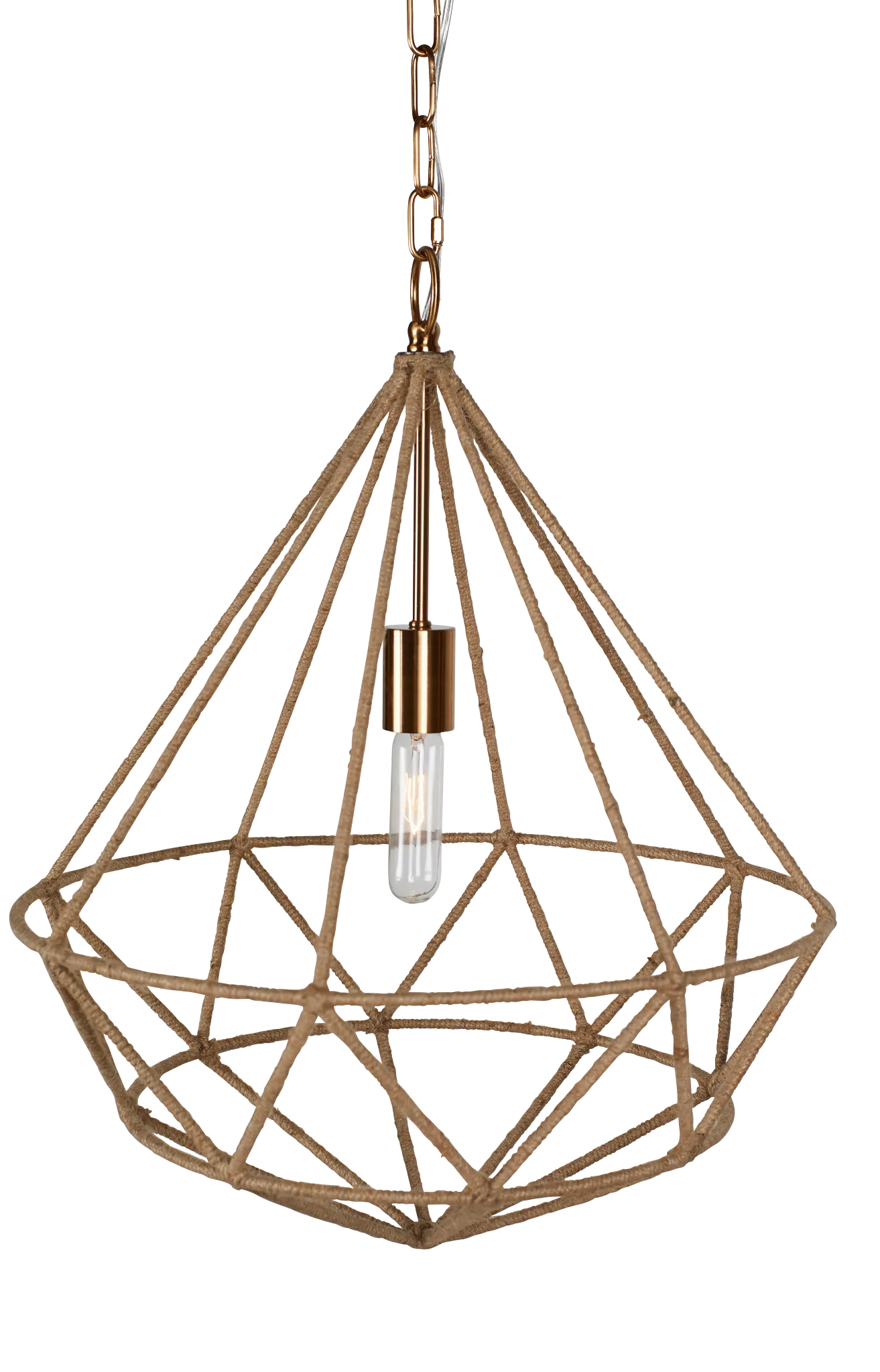 Bede Jute Chandelier