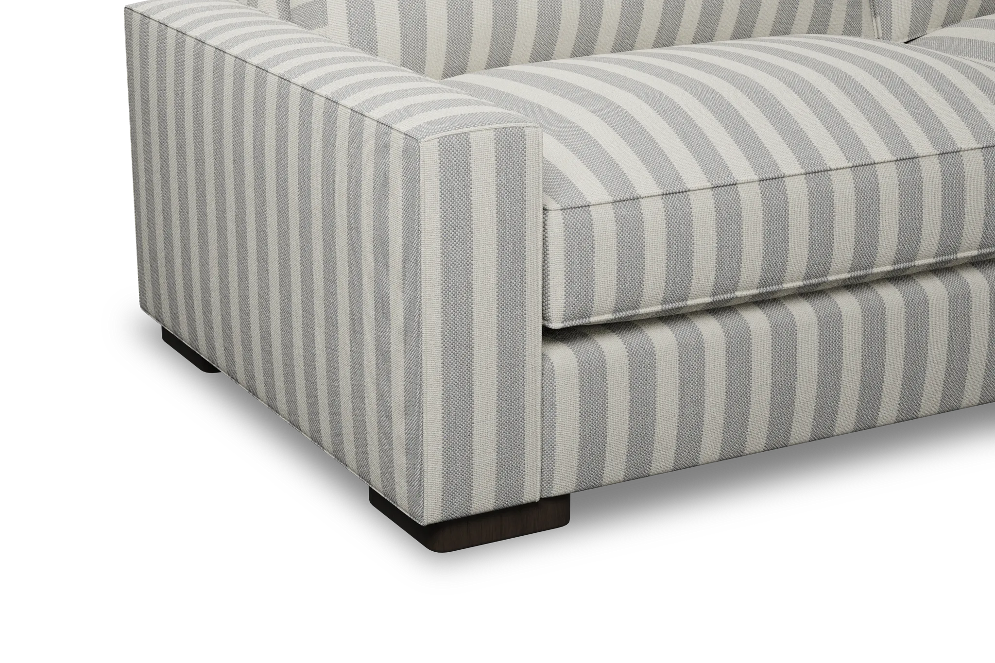 Edgewater Sea Lane Light Gray 96" Sofa W/ 2 Cushions