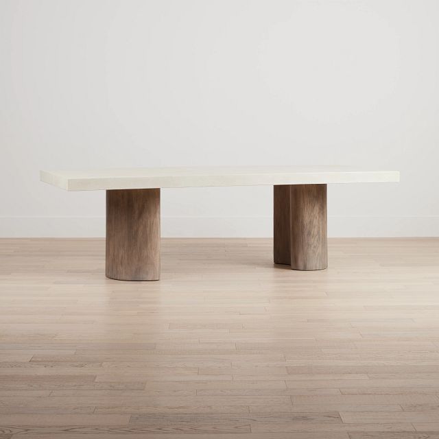 Jensen White Rectangular Table