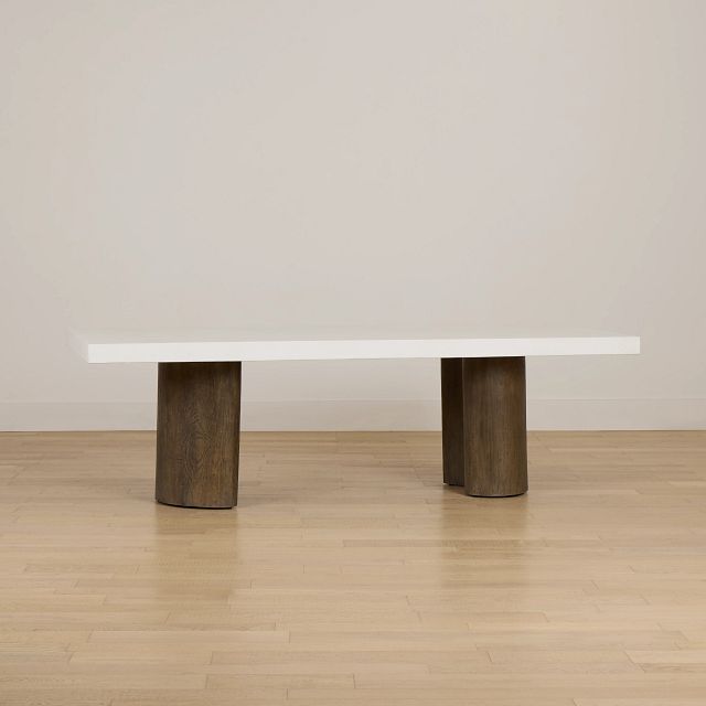 Jensen White Rectangular Table