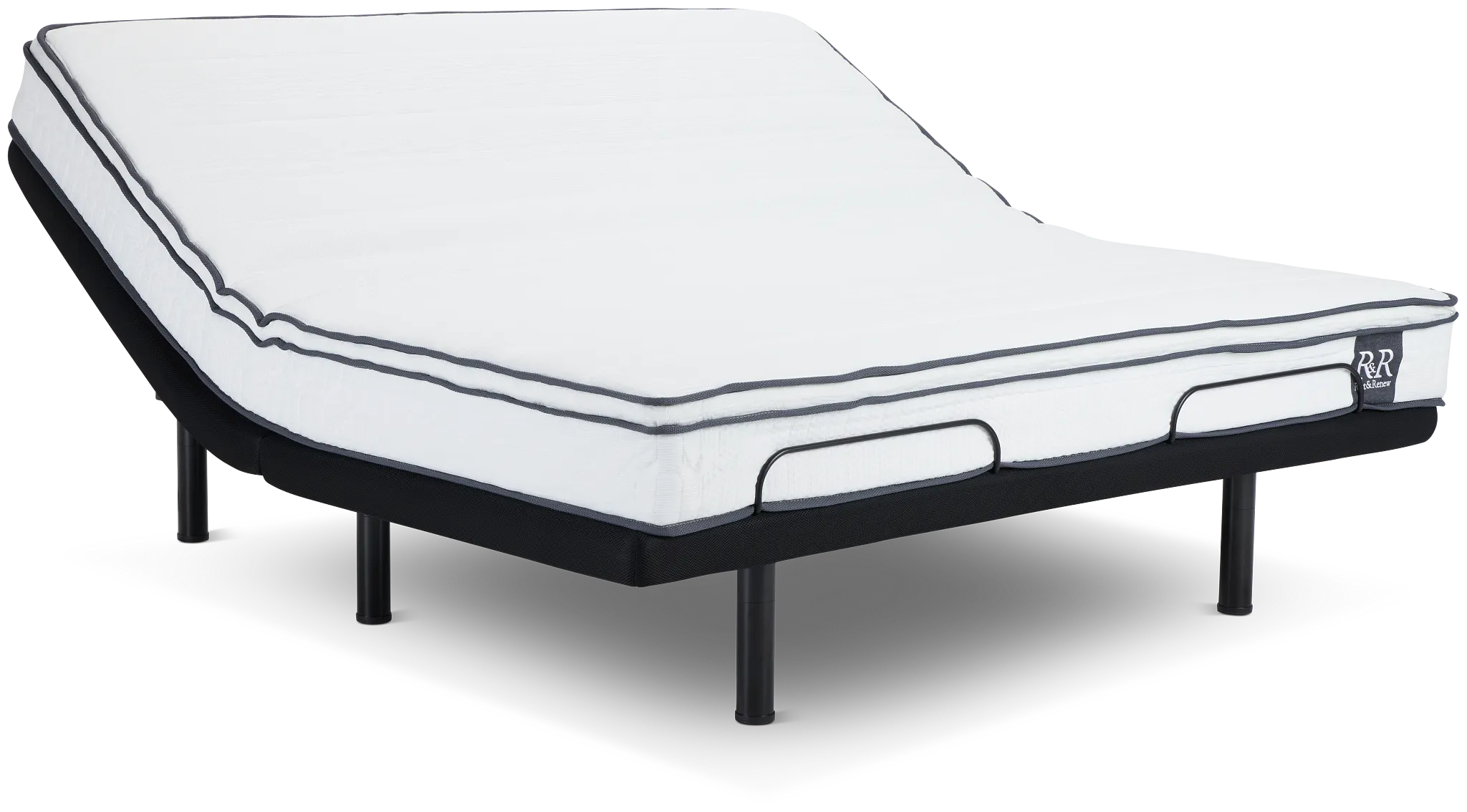 Rest & Renew By Zinus 8" Hybrid Deluxe Adjustable Mattress Set