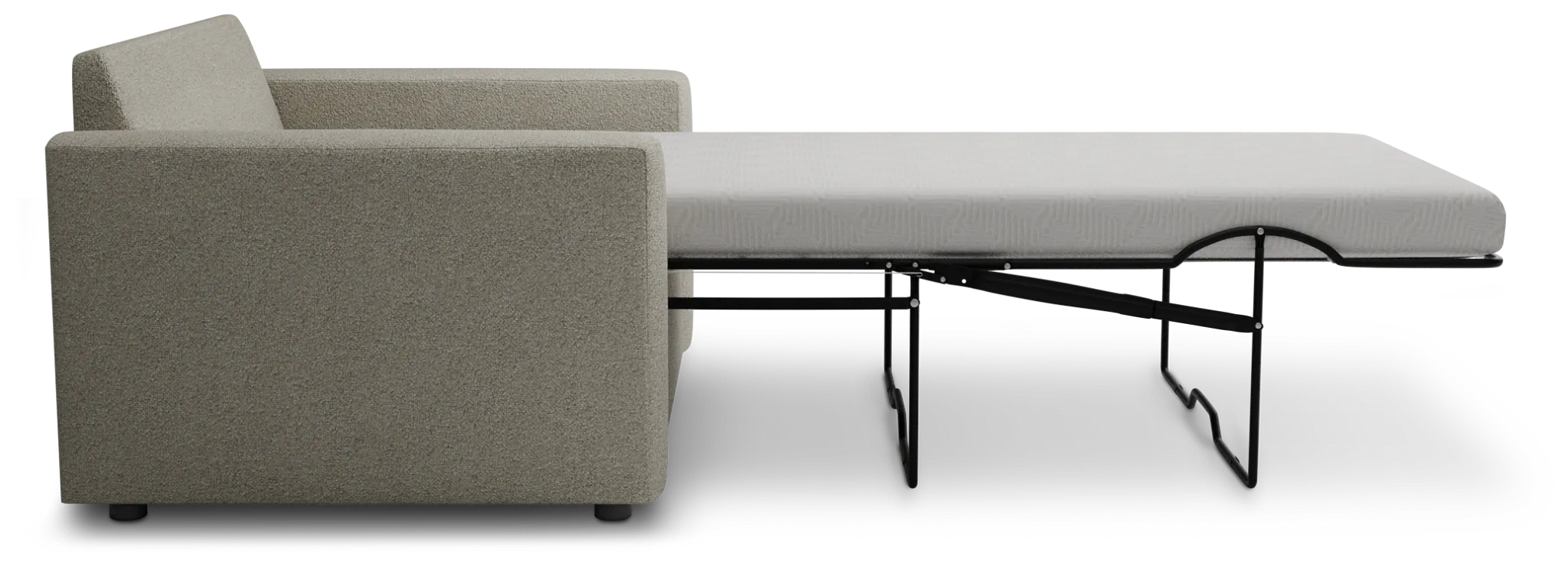 Siesta Elite Gray Fabric Cooling Memory Foam Sleeper