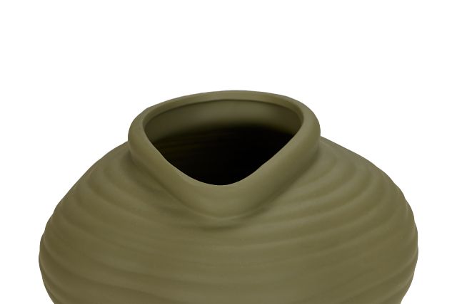 Orla Dark Green Small Vase