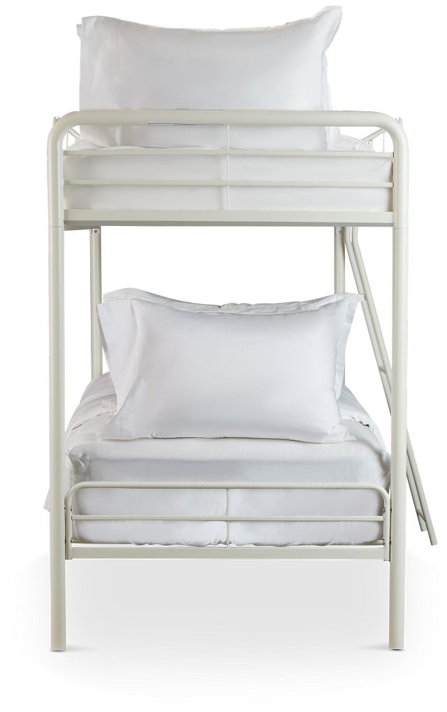 Rory White Metal Bunk Bed (3)