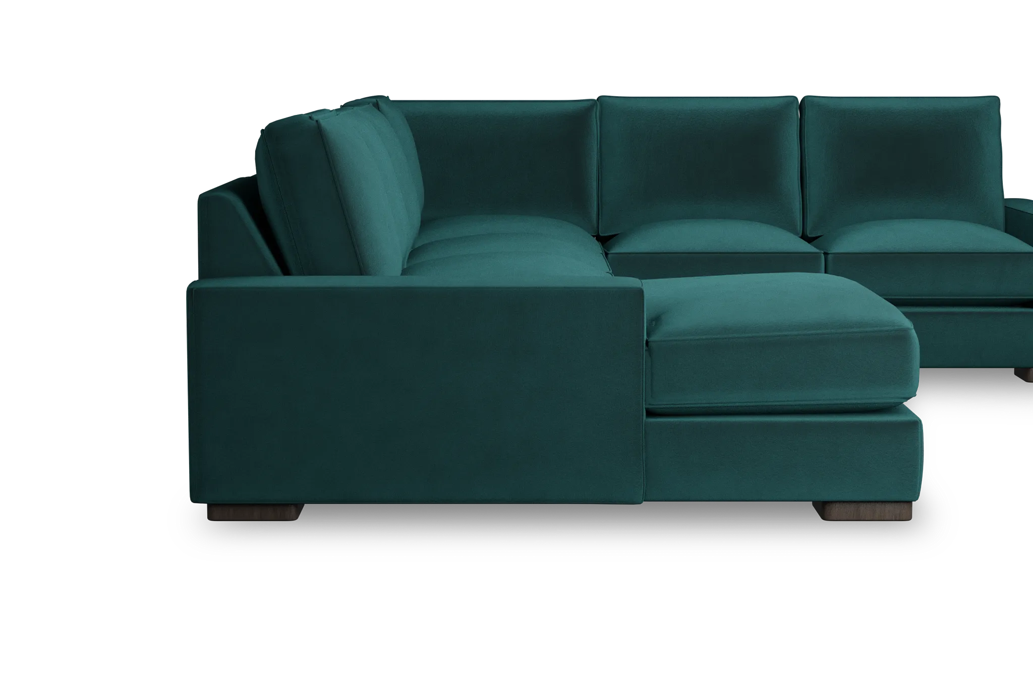 Edgewater Joya Teal Medium Left Chaise Sectional