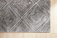 Blaze Black 5x8 Area Rug