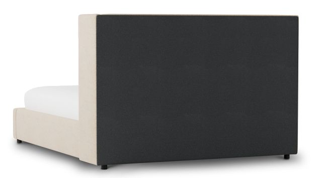 Captiva Sutton Beige 48" Upholstered Shelter Bed
