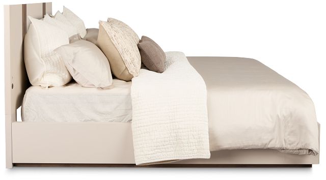 Brasilia Light Beige Platform Bed