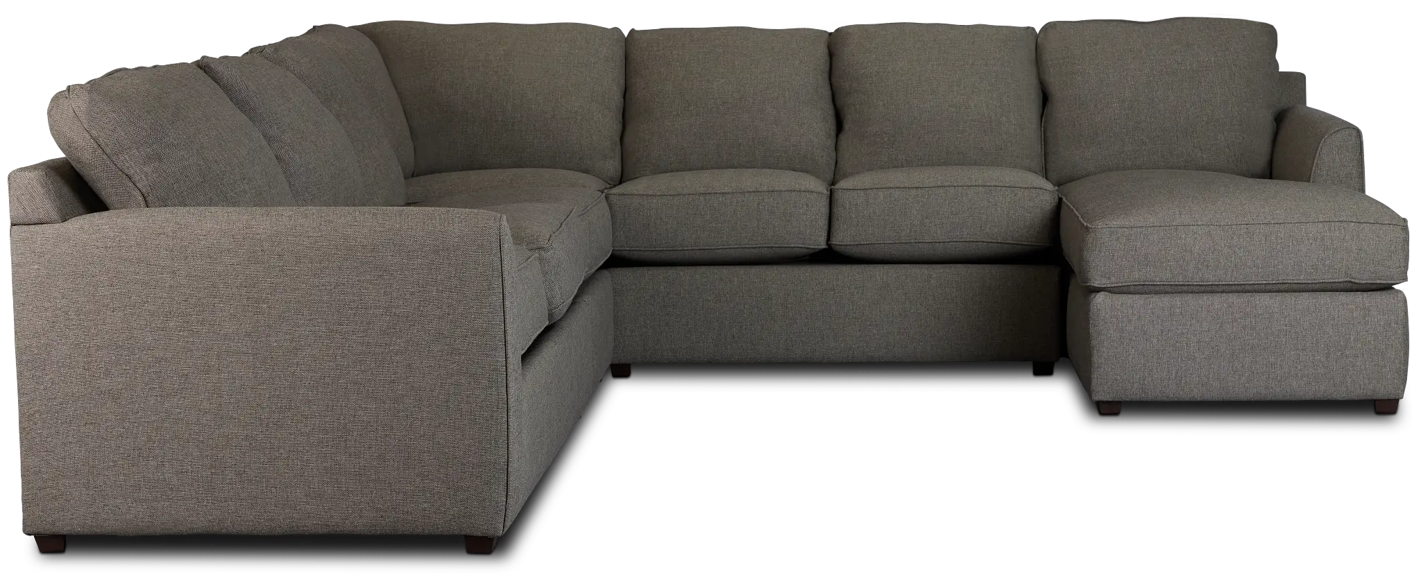 Asheville Brown Fabric Right Chaise Innerspring Sleeper Sectional Asheville Brown Fabric Right Chaise Innerspring Sleeper Sectional