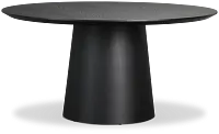 Nomad Black 59" Round Table