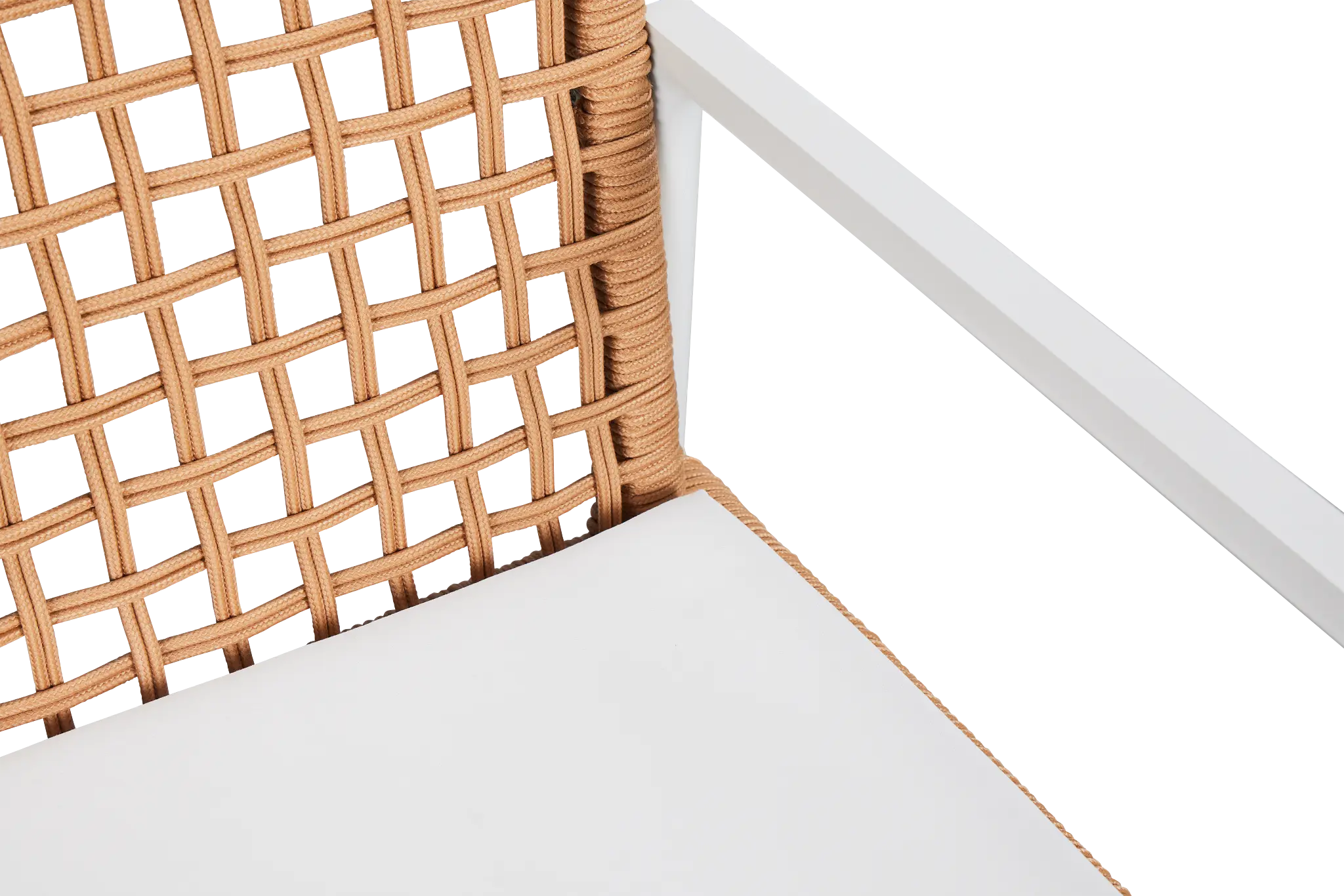 Sunrise White Aluminum Arm Chair Sunrise White Aluminum Arm Chair