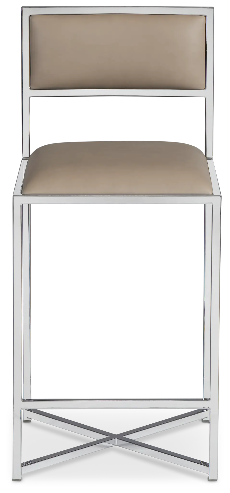 Amalfi Taupestnl Steel 24" Upholstered Barstool Amalfi Taupestnl Steel 24" Upholstered Barstool