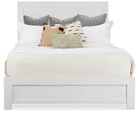 Ollie White Panel Bed