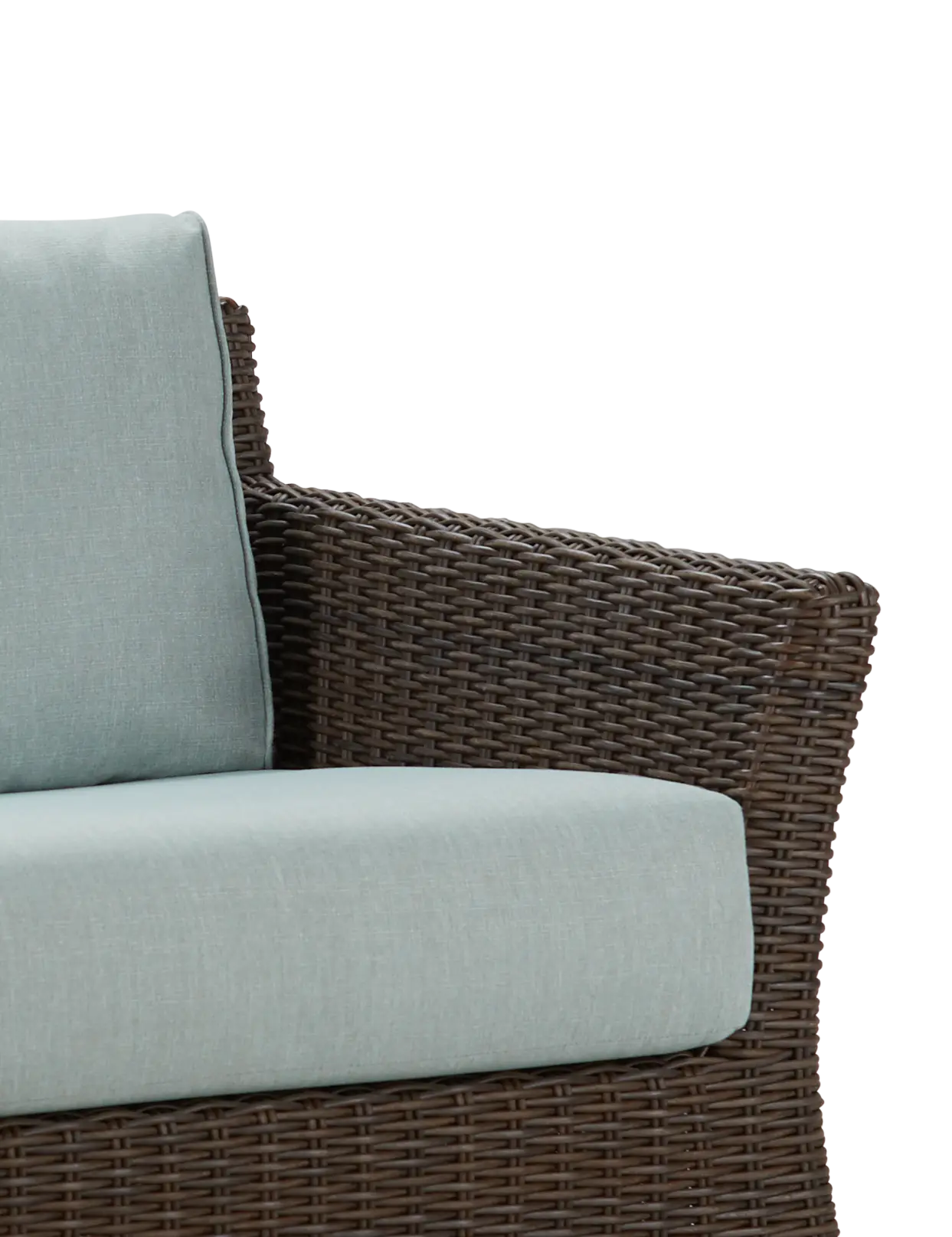 Southport Teal Woven Loveseat Southport Teal Woven Loveseat