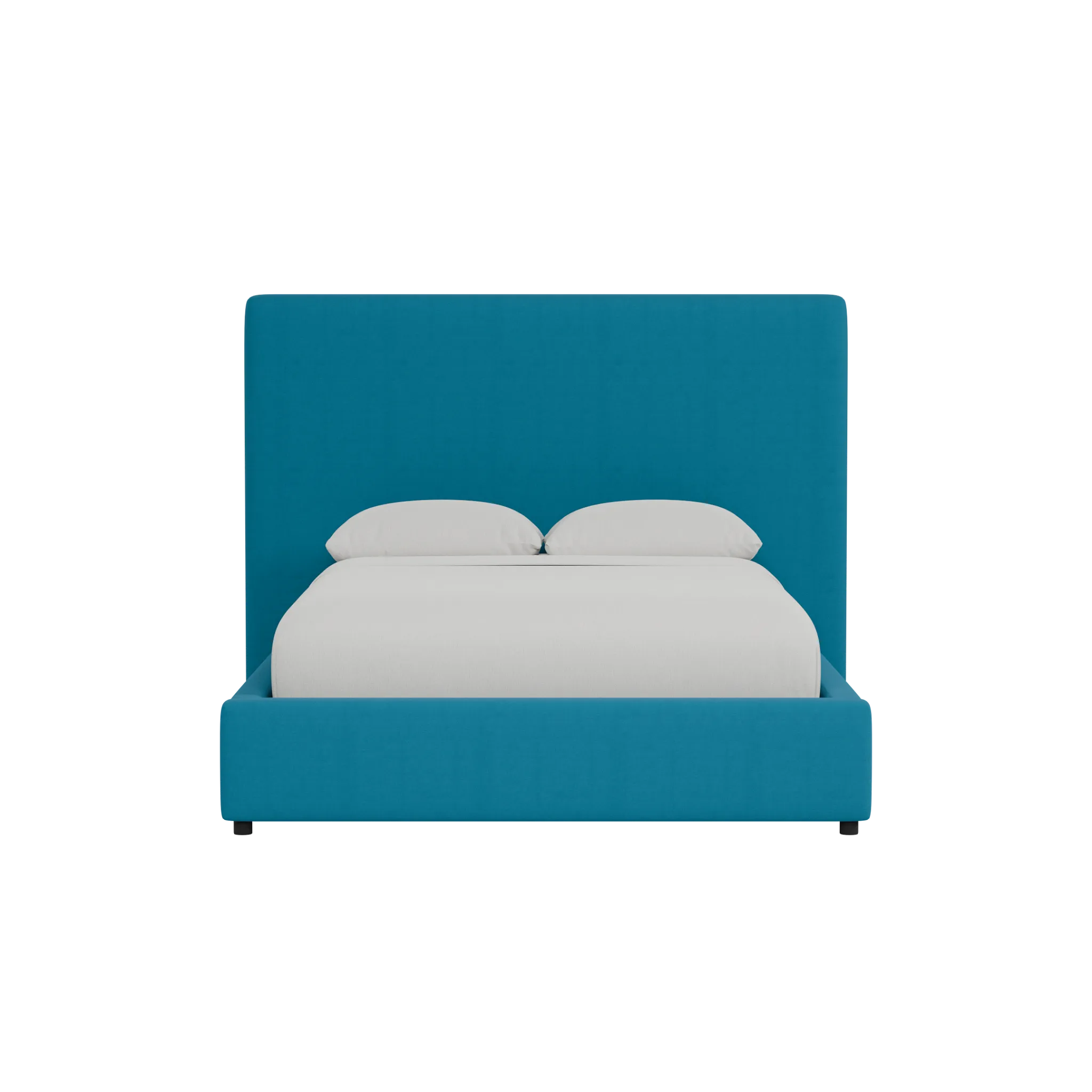 Grayton Joya Teal 54" Upholstered Platform Bed