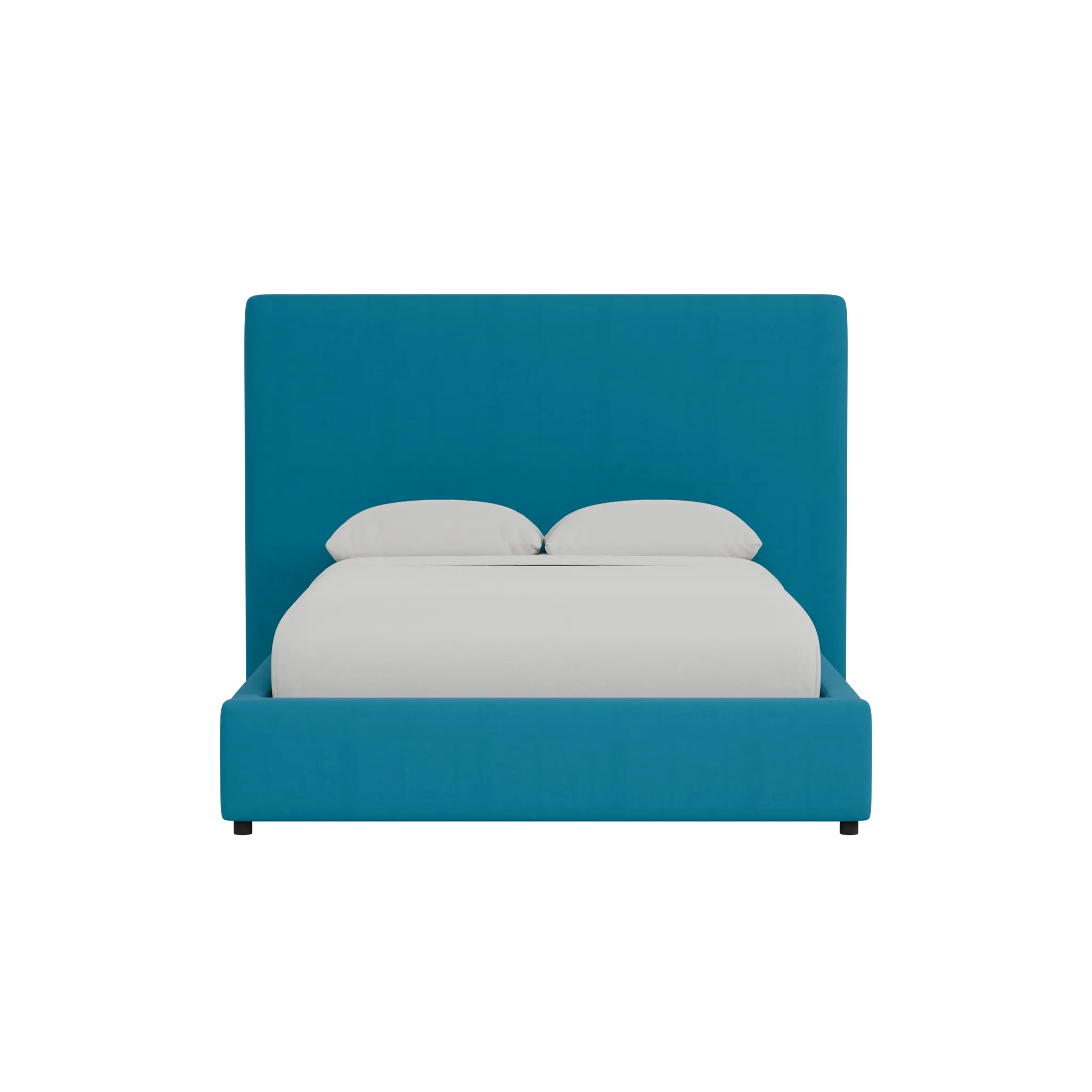 Grayton Joya Teal 54" Upholstered Platform Bed Grayton Joya Teal 54" Upholstered Platform Bed