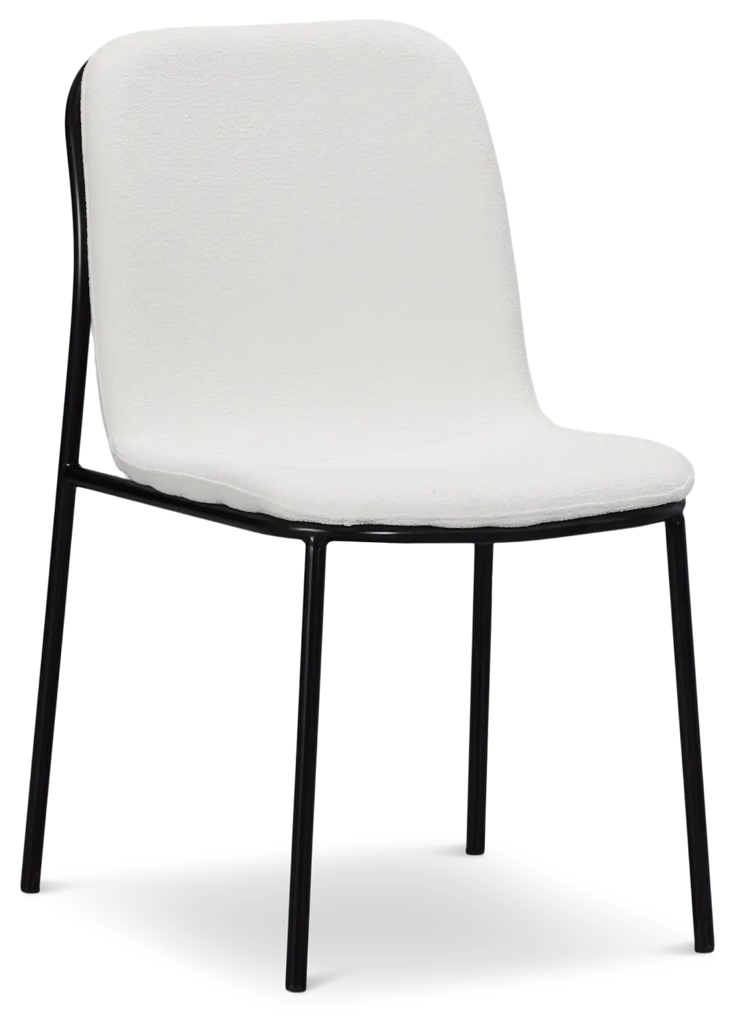 Palos White Upholstered Side Chair Palos White Upholstered Side Chair
