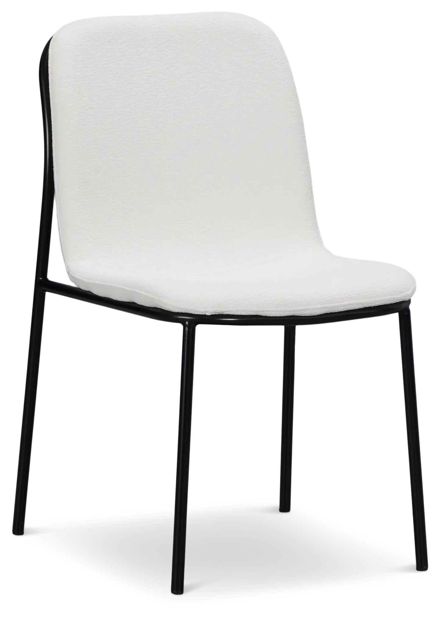 Palos White Upholstered Side Chair Palos White Upholstered Side Chair