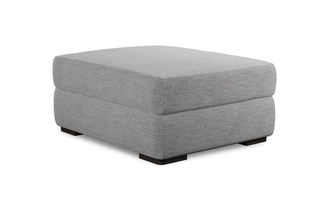Edgewater Maguire Gray Ottoman
