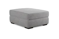 Edgewater Maguire Gray Ottoman
