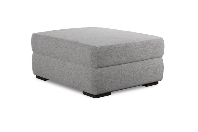 Edgewater Maguire Gray Ottoman