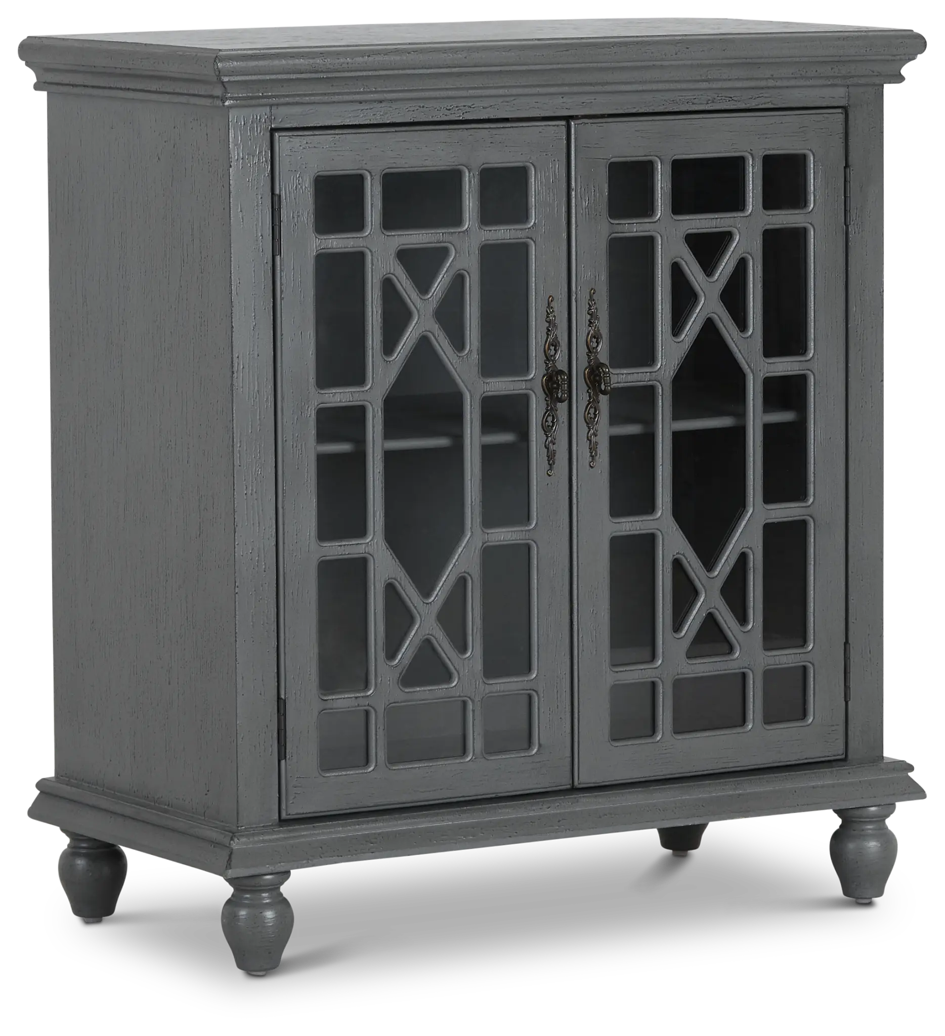 Alexis Gray Two-door Cabinet Alexis Gray Two-door Cabinet