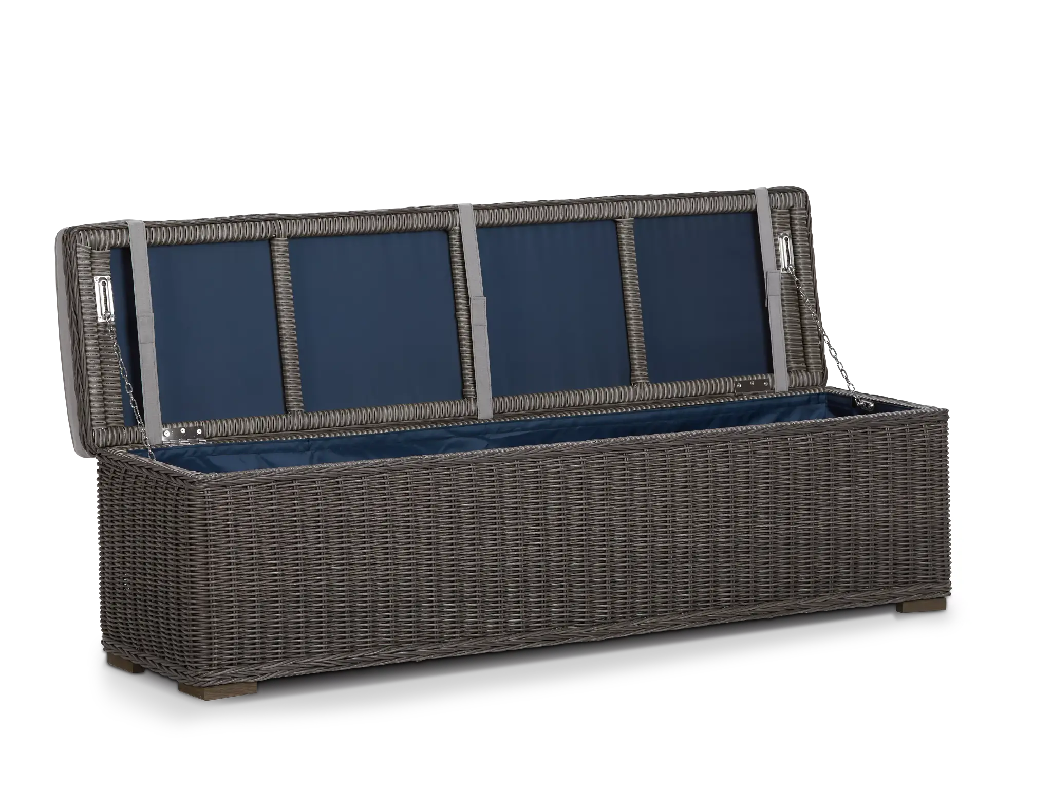 Canyon Gray Woven Dining Bench Canyon Gray Woven Dining Bench