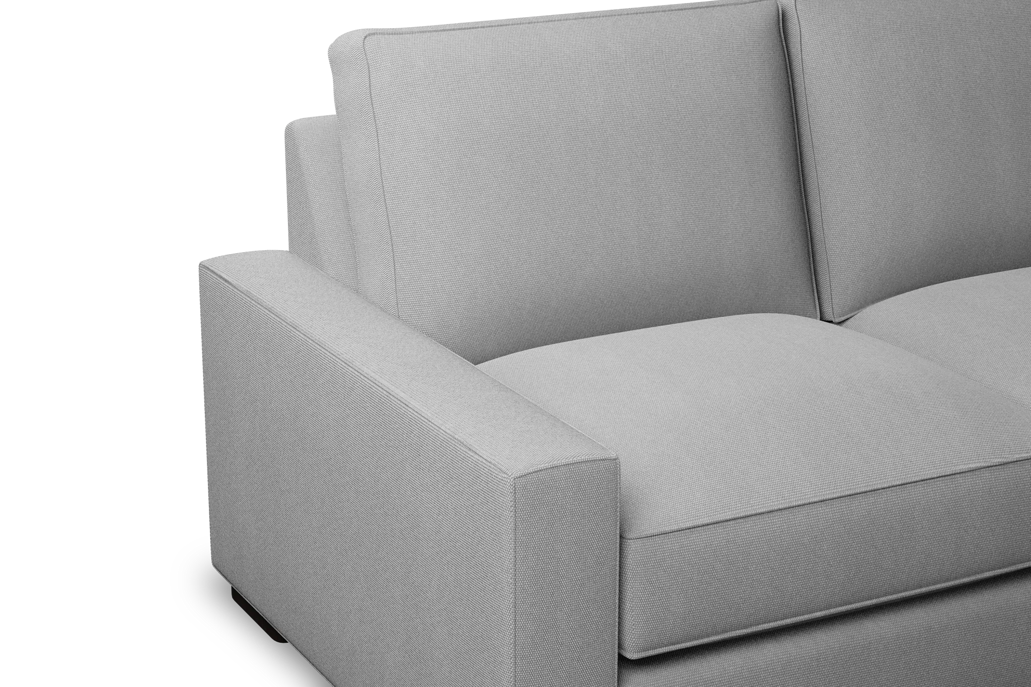Edgewater Delray Light Gray Loveseat