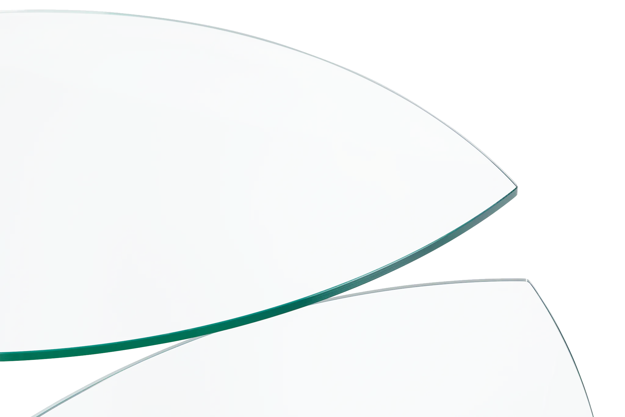 Brooks Glass Round Coffee Table