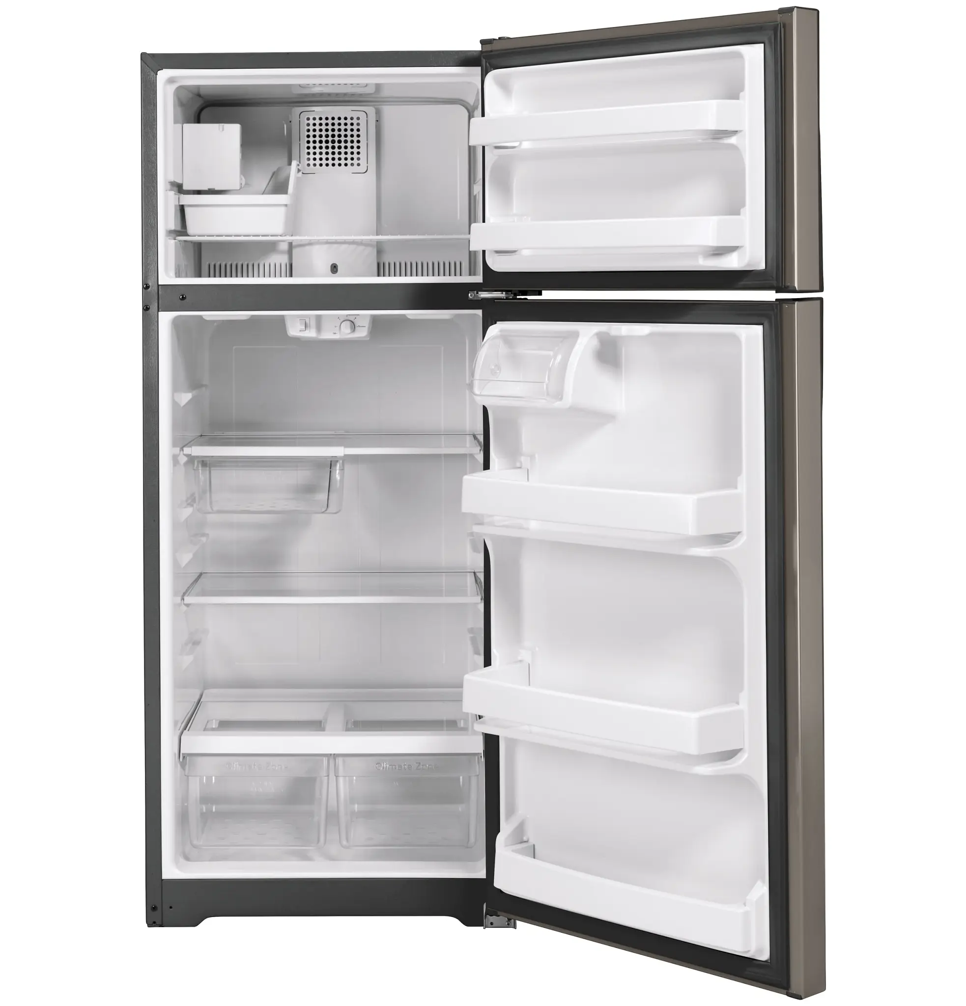 Ge 18 Series Silver Top Freezer Refrigerator Ge 18 Series Silver Top Freezer Refrigerator