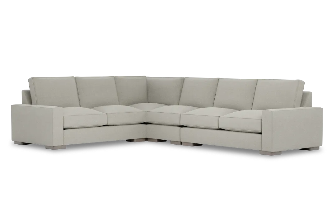 Edgewater Elite Gray Medium Two-arm Sectional