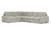 Edgewater Elite Gray Medium Two-arm Sectional