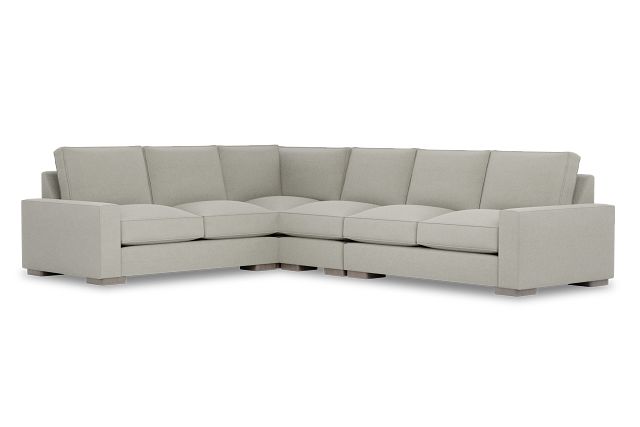 Edgewater Elite Gray Medium Two-arm Sectional