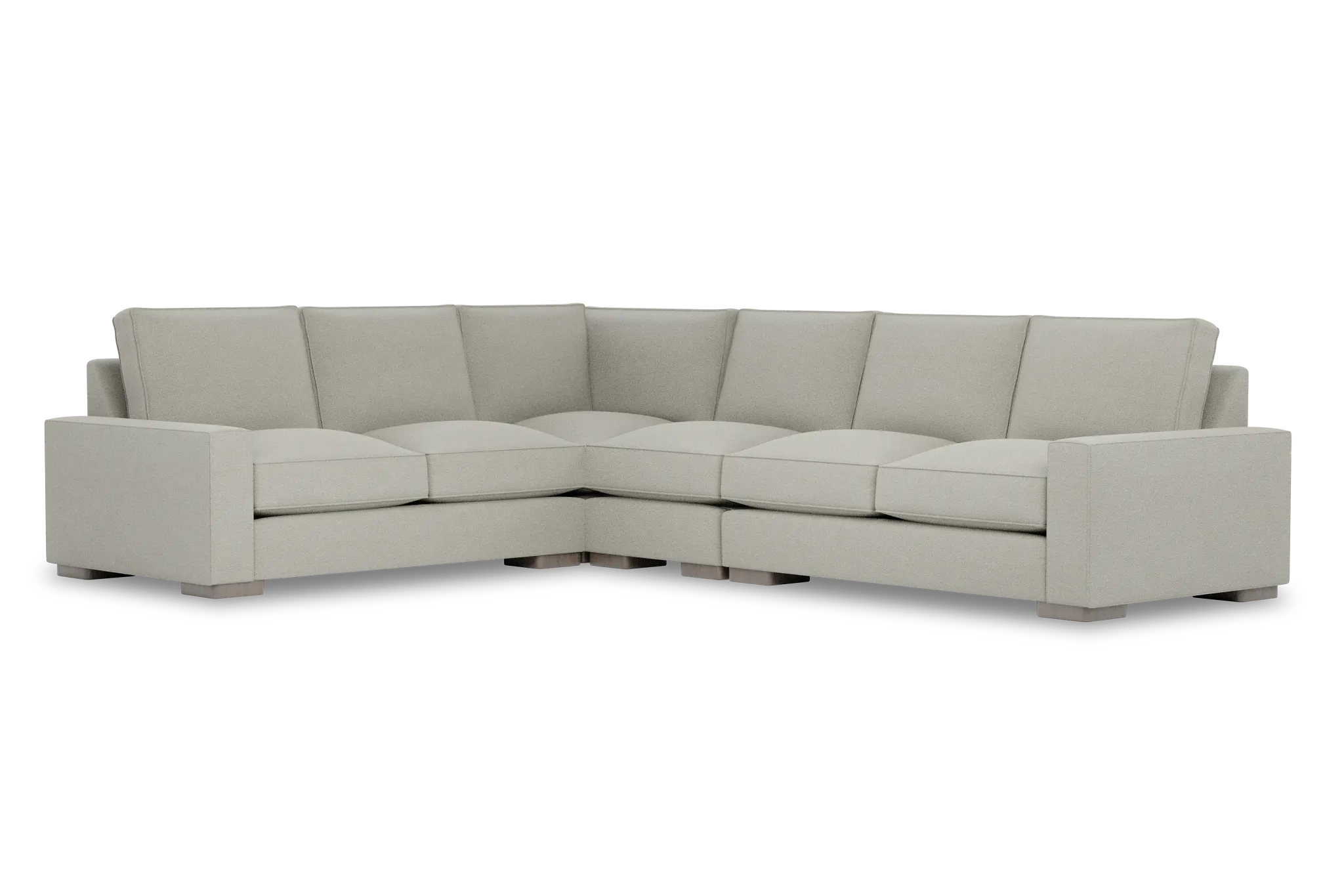 Edgewater Elite Gray Medium Two-arm Sectional
