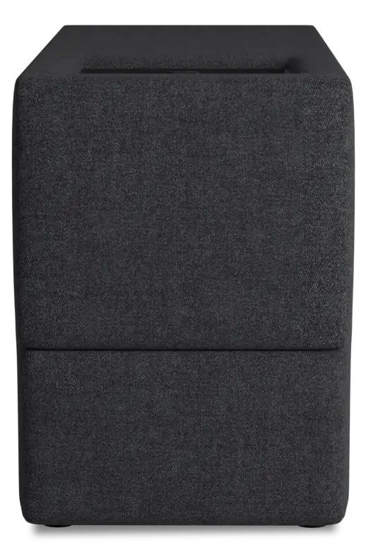 Citymod Dark Gray Fabric Itable Media Console With Storage Drawer Citymod Dark Gray Fabric Itable Media Console With Storage Drawer