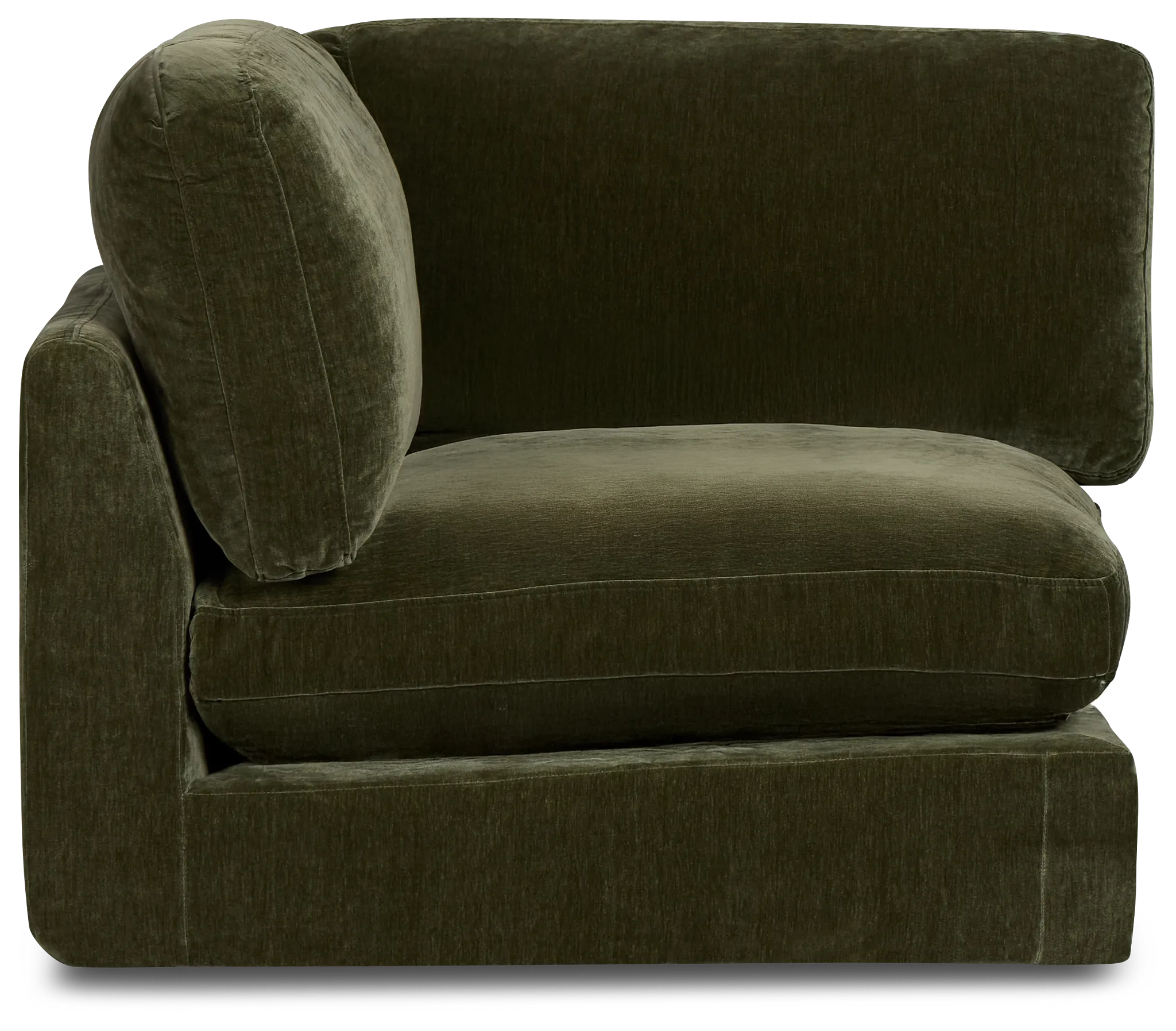 Jules Green Velvet Wedge